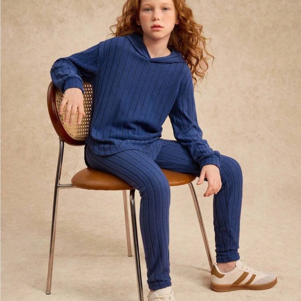 SHEIN Blue Kids Matching Set
